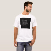 William Shakespeares "Hamlet" T-Shirt (Vorne ganz)
