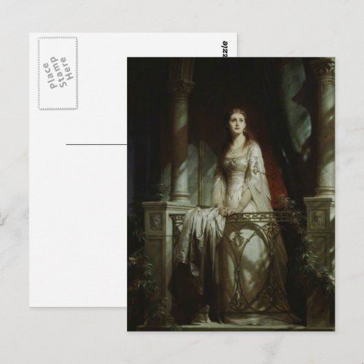 William Shakespeares Julia Postkarte (Vorne/Hinten)