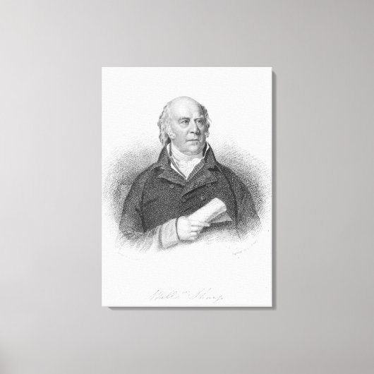 William Sharp, graviert von J. Thomson Leinwanddruck (Vorderseite)