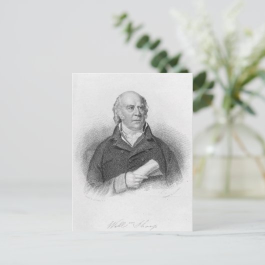 William Sharp, graviert von J. Thomson Postkarte (Stehend Vorderseite)