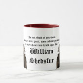 William Shedsfur Tasse (Zentrum)