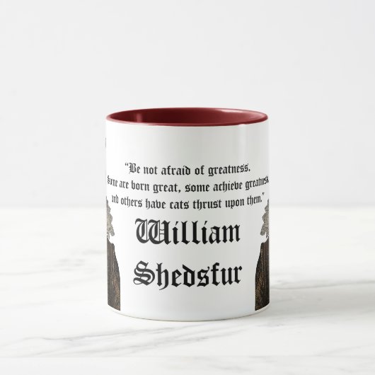 William Shedsfur Tasse (Zentrum)