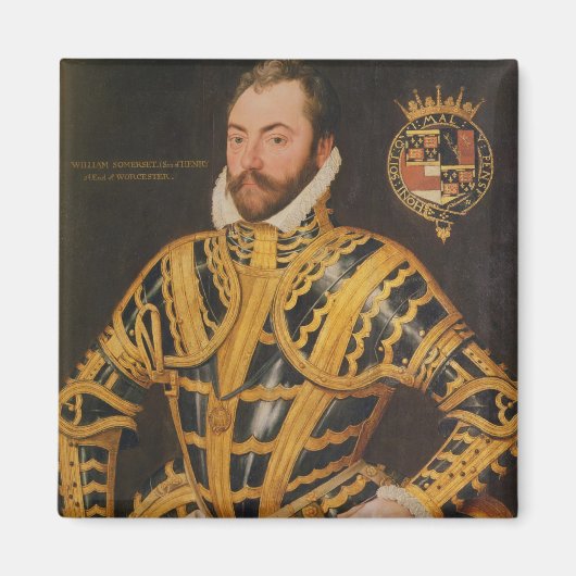 William Somerset 3rd Earl of Worcester Magnet (Vorne)