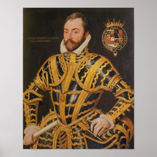William Somerset 3rd Earl of Worcester Poster (Vorne)