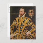William Somerset 3rd Earl of Worcester Postkarte (Vorne/Hinten)