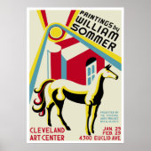 William Sommer Exhibition Poster (Vorne)