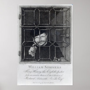William Sommers, graviert von R. Clamp, 1794 Poster