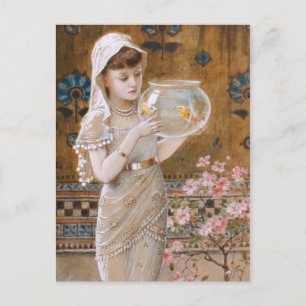 William Stephen Coleman: Die Goldfisch-Schale Postkarte