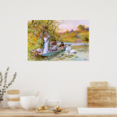 William Stephen Coleman über das Boot Poster (Küche)