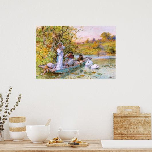 William Stephen Coleman über das Boot Poster (Küche)