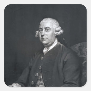 William Strahan, graviert von John Jones, 1792 Quadratischer Aufkleber