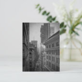 William Street North von Exchange Place New York Postkarte (Stehend Vorderseite)