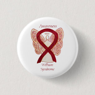 William-Syndrom Engel-Bewusstseins-Schleifen-Anste Button