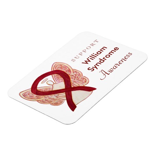 William-Syndrom-Sensibilisierungskampagne Kühlschr Magnet (Linke Seite)