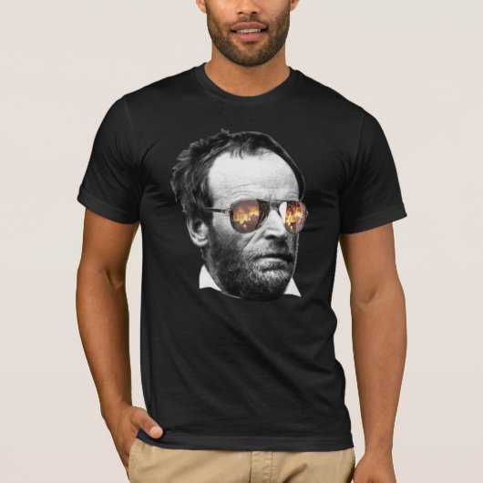William T. Sherman Watching It Burn - T - Shirt (Vorderseite)