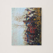 William T Trego 1887 zivil War Battle Scene Puzzle (Vertikal)