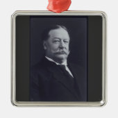 William Taft 27. Präsident Silbernes Ornament (Vorne)