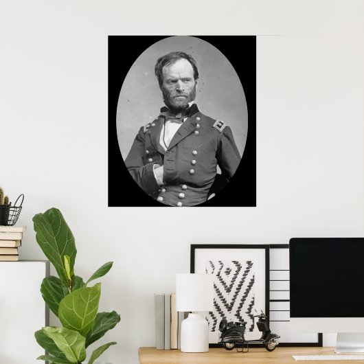 William Tecumseh Sherman Poster (Heimbüro)