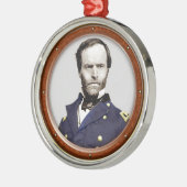 William Tecumseh Sherman Silbernes Ornament (Links)