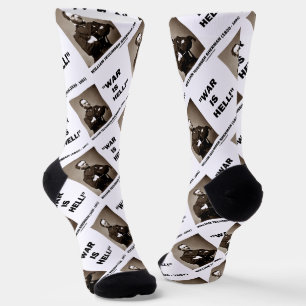 William Tecumseh Sherman War Is Hell Quote Socken