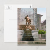 William Tell Monument Postkarte (Vorne/Hinten)