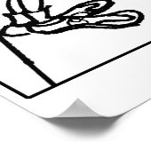 William Tell Racquetball Shot Poster (Ecke)