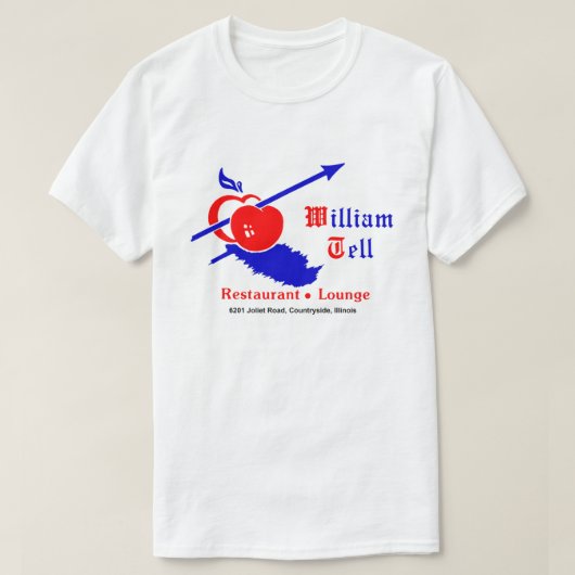 William Tell Restaurant, Lounge T-Shirt (Design vorne)