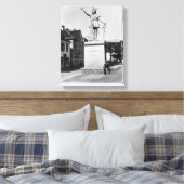 William Tell-Statue, c.1860-90 Leinwanddruck (Insitu (Schlafzimmer))