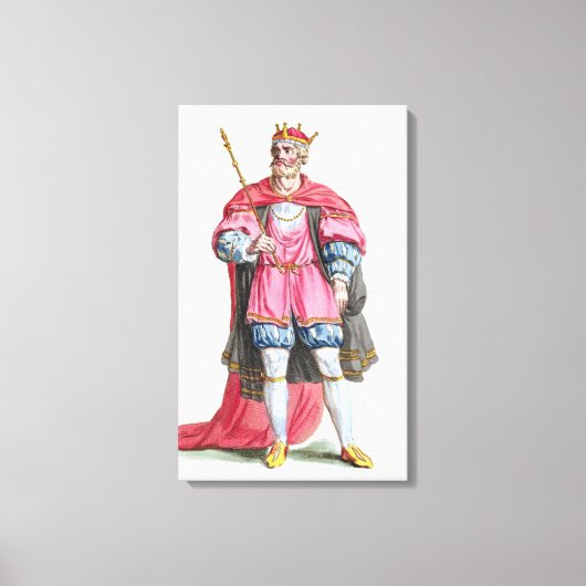 William the Conqueror (1027-87), von 'Receuil des Leinwanddruck (Vorderseite)
