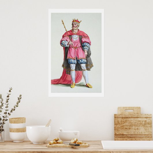 William the Conqueror (1027-87), von 'Receuil des Poster (Küche)