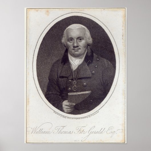 William Thomas Fitzgerald Poster (Vorne)