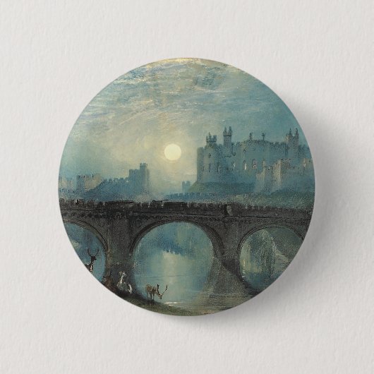 William Turner Alnwick Castle Button (Vorderseite)