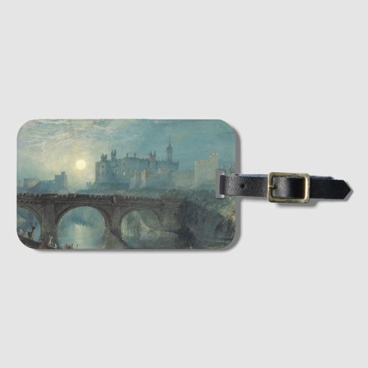 William Turner Alnwick Castle Gepäckanhänger (Vorderseite (Horizontal))