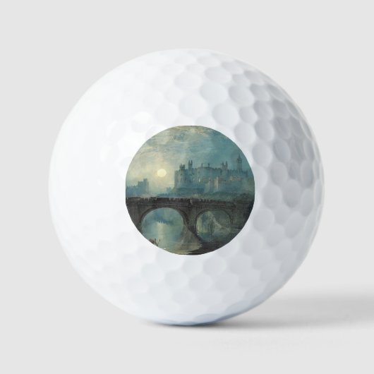 William Turner Alnwick Castle Golfball (Vorderseite)