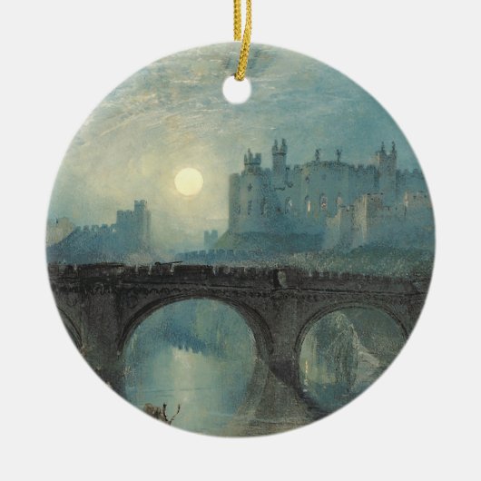 William Turner Alnwick Castle Keramik Ornament (Vorne)