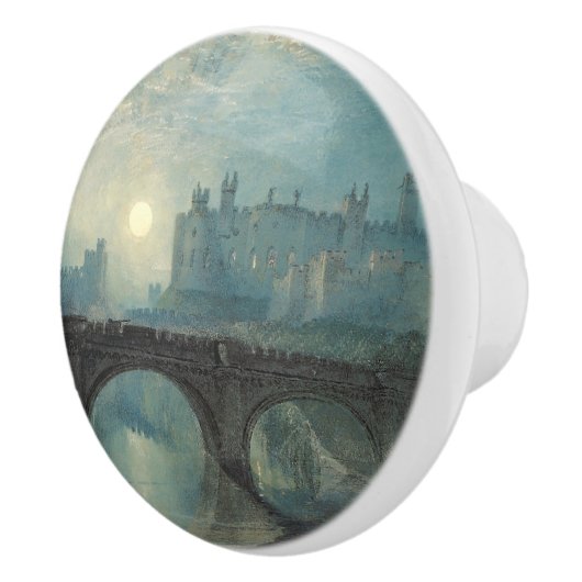 William Turner Alnwick Castle Keramikknauf (Rechts)