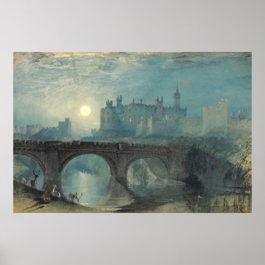 William Turner Alnwick Castle Poster (Vorne)