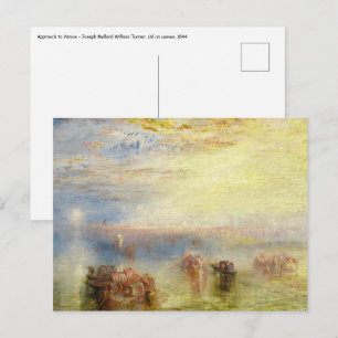 William Turner - Ankunft in Venedig Postkarte