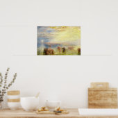William Turner - Annäherung an Venedig Poster (Küche)