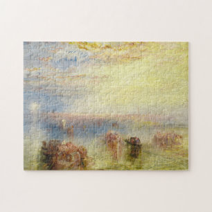 William Turner - Annäherung an Venedig Puzzle