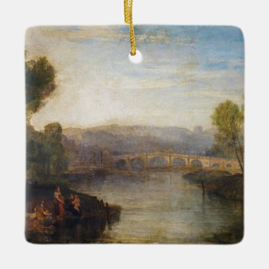 William Turner - Aussicht auf Richmond Hill und Br Keramikornament (Vorderseite)