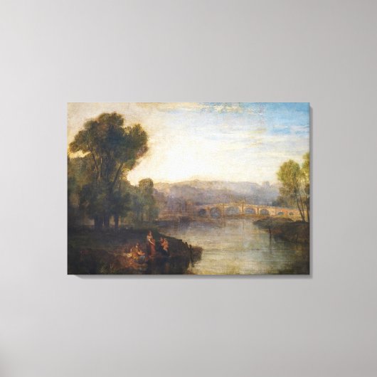 William Turner - Aussicht auf Richmond Hill und Br Leinwanddruck (Vorderseite)
