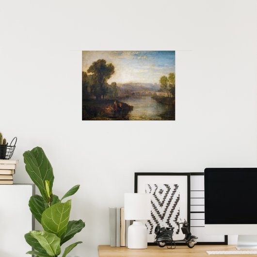 William Turner - Aussicht auf Richmond Hill und Br Poster (Heimbüro)
