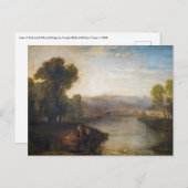 William Turner - Aussicht auf Richmond Hill und Br Postkarte (Vorne/Hinten)