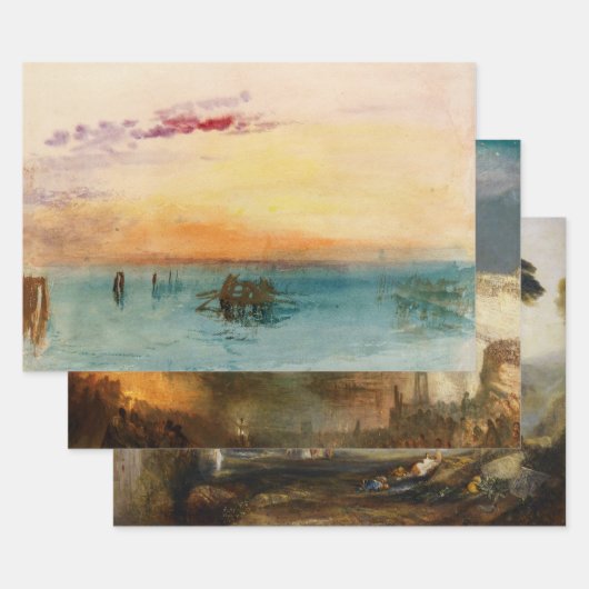 William Turner - Auswahl der Meisterwerke Geschenkpapier Set (Set)