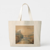William Turner Barnard Castle Jumbo Stoffbeutel (Rückseite)