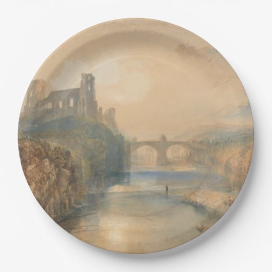 William Turner Barnard Castle Pappteller (Vorderseite)