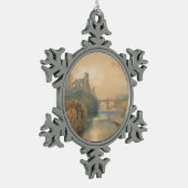William Turner Barnard Castle Schneeflocken Zinn-Ornament (Links)