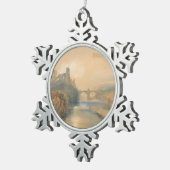 William Turner Barnard Castle Schneeflocken Zinn-Ornament (Rechts)