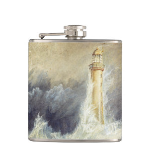 William Turner - Bell Rock Leuchtturm Flachmann